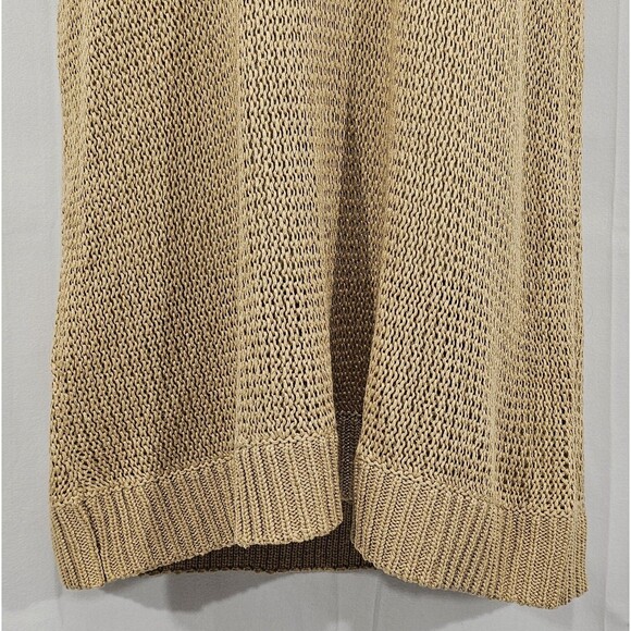 NEW Ralph Lauren Tunic Sweater Khaki Open Knit Dolman Sleeve Womens 2X Coastal - Picture 8 of 12